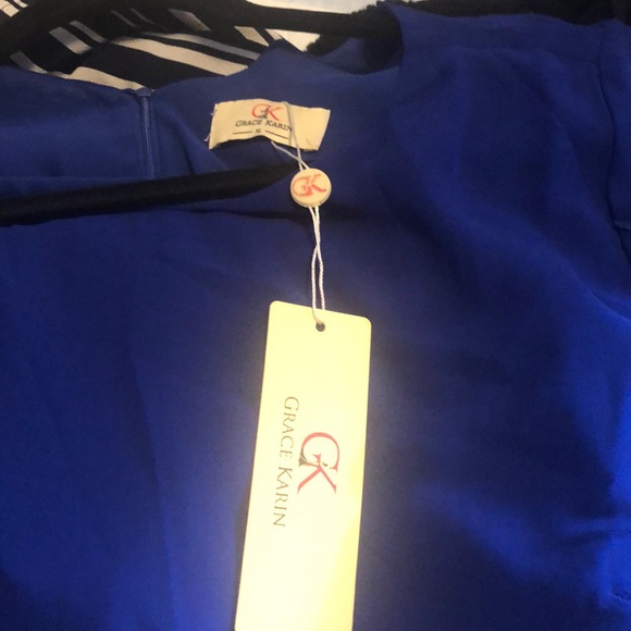 100% polyester lined dress flutter sleeves XL - Picture 5 of 5